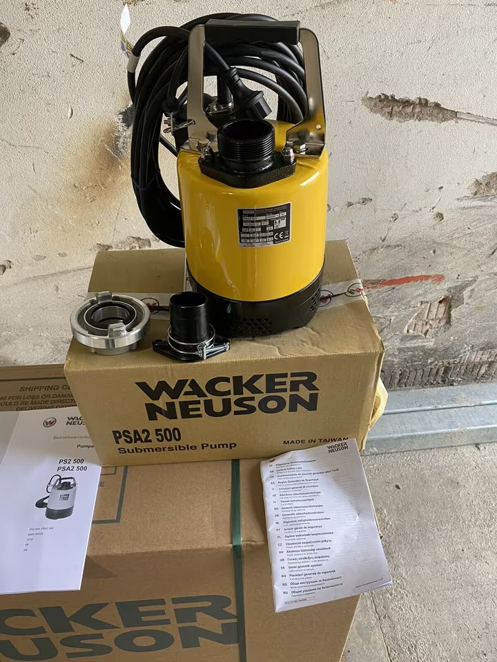 Wacker Neuson PSA2 500 Tauchpumpe Wasserpumpe Schmutzwasserpumpe