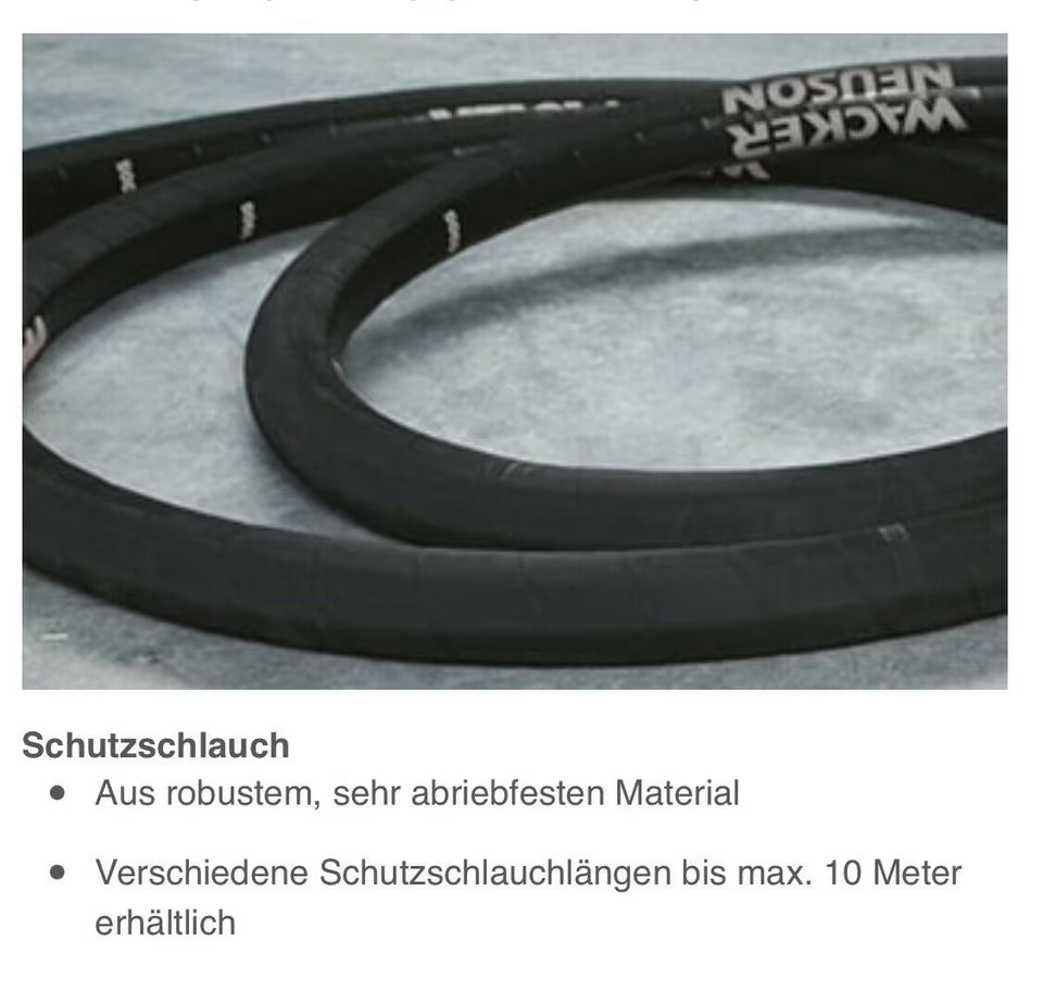 Neu Wacker Betonrüttler 230v Rüttelflasche Innenrüttler IEC45