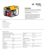 NEU Wacker Neuson GV2500A Stromaggregat Notstromaggregat Stromerzeuger