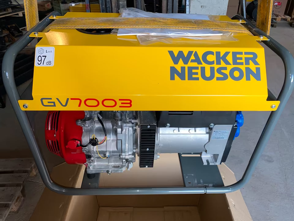 Wacker Neuson GV7003A Stromaggregat Notstromaggregat Stromerzeuger
