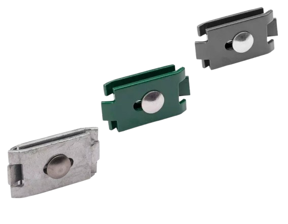 Zaun Flachverbinder Gittermatten Verbinder für 6er und 8er Zaun Mattenverbinder Doppelstabmattenzaun Mattenverbinder Eckverbinder