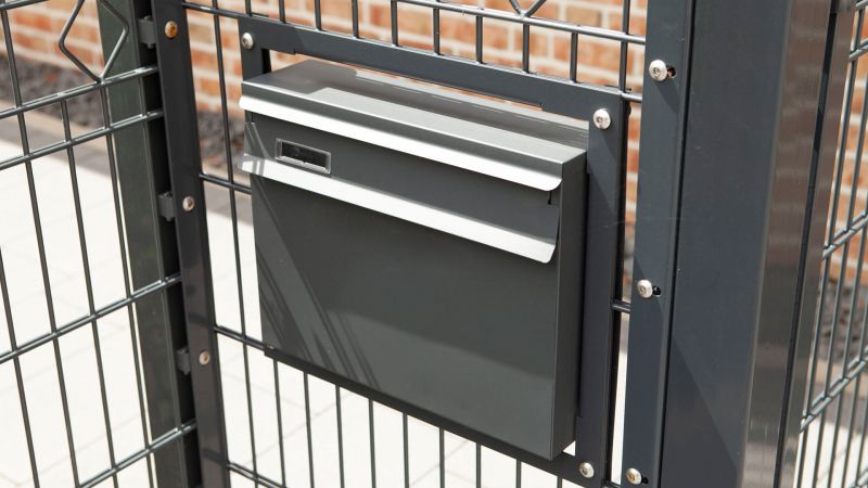 Zaunbriefkasten KORSIKA - RAL 7016 Anthrazitgrau Matt