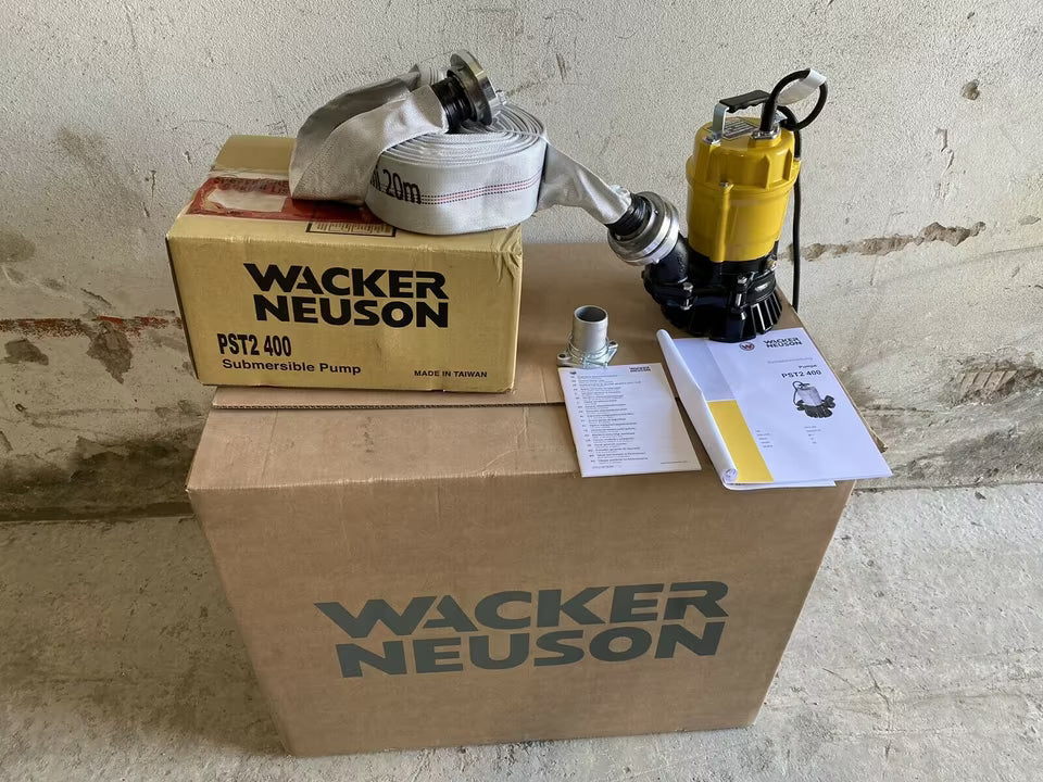 Wacker Neuson PST2 400 Tauchpumpe Wasserpumpe Schmutzwasserpumpe