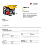 Wacker Neuson GV5000A Stromaggregat Notstromaggregat Stromerzeuger