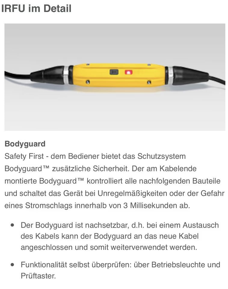 Neu Wacker IRFU45 Betonrüttler 230v Rüttelflasche Innenrüttler