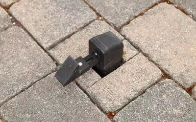 Torfeststeller Seitenfeststeller schwarz Feststeller Gartentor Tor