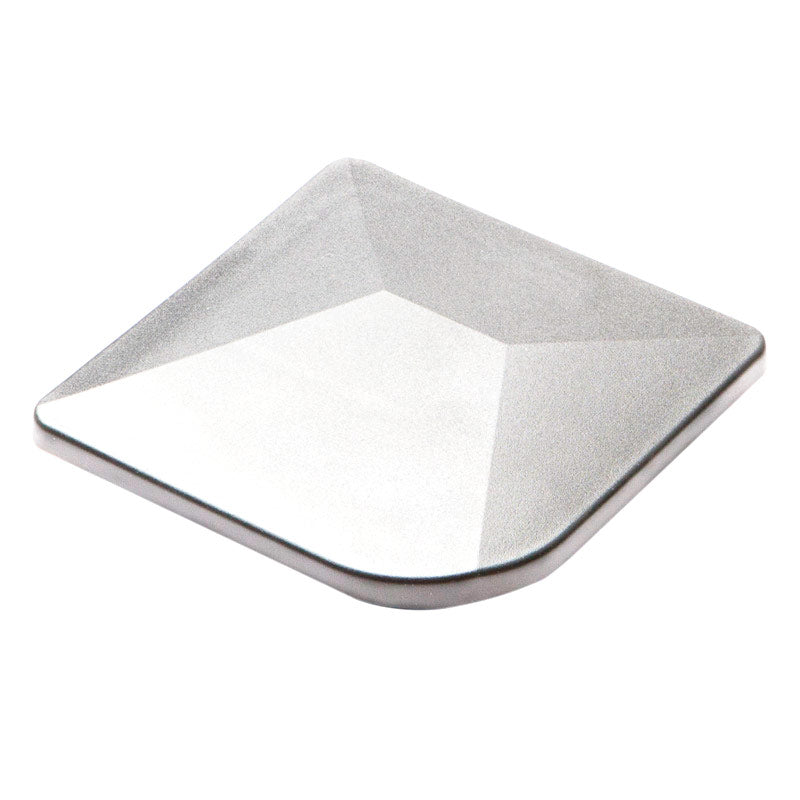 Aluminiumpfostenkappe mit Überstand für Pfosten Eckpfosten 60x60