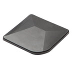 Aluminiumpfostenkappe mit Überstand für Pfosten Eckpfosten 60x60
