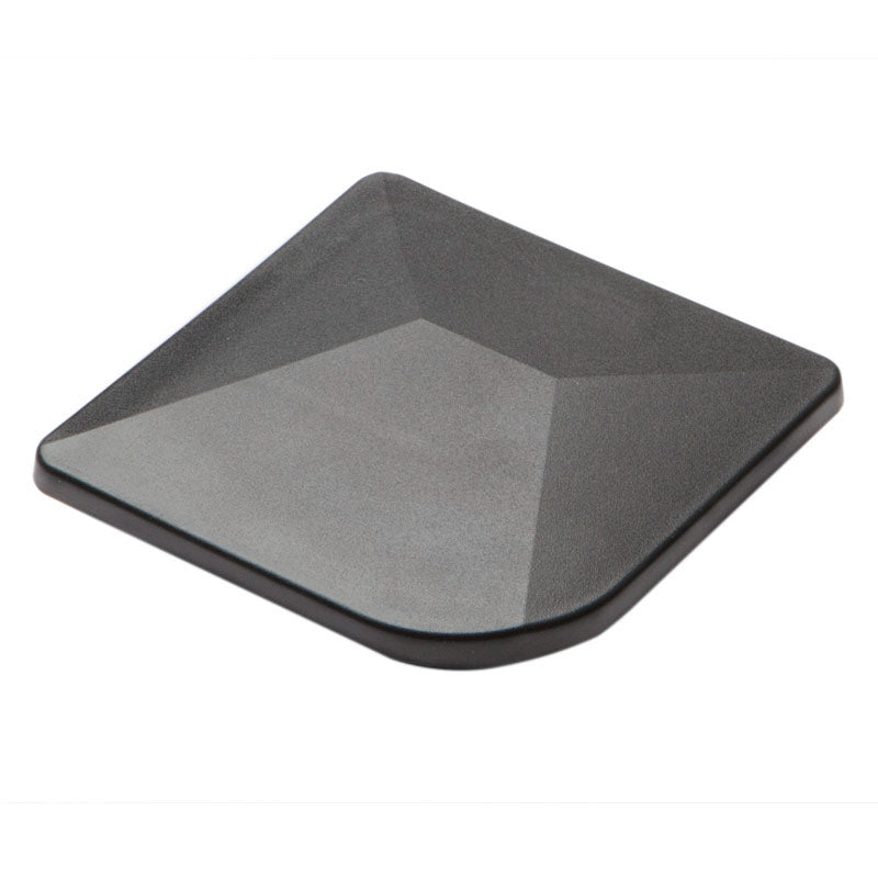 Aluminiumpfostenkappe mit Überstand für Pfosten Eckpfosten 60x60