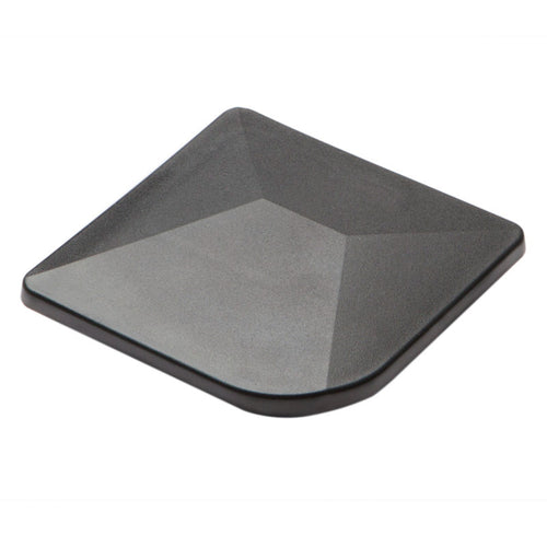 Aluminiumpfostenkappe mit Überstand für Pfosten Eckpfosten 60x60